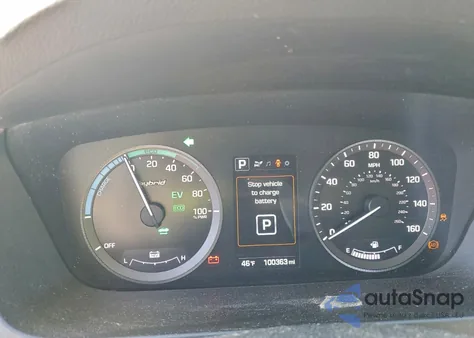 2017 Hyundai Sonata Hybrid from USA, damaged, VIN KMHE24L19HA060081